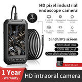 Factory Customized 8mm Triple Lens 5 Inch Handle Inspection Borescope Camera Multi Vehicle Diagnostic Tool Scope for Industrial