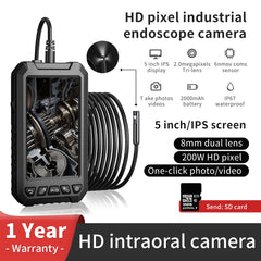 Factory Customized 8mm Triple Lens 5 Inch Handle Inspection Borescope Camera Multi Vehicle Diagnostic Tool Scope for Industrial