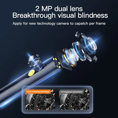 hot selling endoscope 5.5mm snake scope IP67 waterproof automotive borescope snake camera with light borescope inspection camera