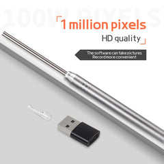 Otoscope Camera 3.3mm 1 Million Pixels Inspection Video Ear Wax Removal Tool Ear Endoscope