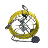 60m Sewer Camera Inspection 45mm Dual Lens Sewer Inspection Camera HD DVR System Meter Counter Borescope Camera with Rotation