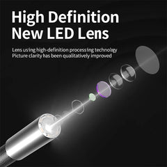 Factory 180 Degree Steering Endoscope Articulating Borescope 5 Inch 6mm 3.9mm Articulating Drain Pipe Inspection Video Borescope