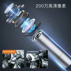 S10 Pipe Endoscope Dual-lens 360 Degrees Industrial Steerable Endoscope High-definition Camera Car Maintenance Engine Detection