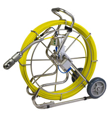 60m Sewer Camera Inspection 45mm Dual Lens Sewer Inspection Camera HD DVR System Meter Counter Borescope Camera with Rotation