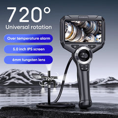 Factory 5inch Large Screen IP67 Waterproof 6mm1m Professional Industrial Endoscope Tool Industrial Video Endoscope