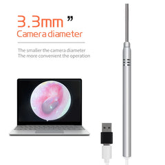 Otoscope Camera 3.3mm 1 Million Pixels Inspection Video Ear Wax Removal Tool Ear Endoscope