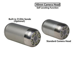 50m Waterproof Portable Drain Camera Sewer Inspection 40mm Sewer Pipe Inspection Camera 10inch Screen Pipeline Inspection Camera