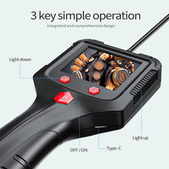 IP68 Waterproof LEDs 2600mAh For Car 2.4 In IPS Screen Industrial Endoscope Camera HD1080P Pipe Sewer Inspection Borescope
