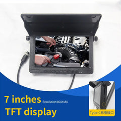 5M Carbon Fiber Pole 23MM Diameter Snake Tube Camera 4.3 Inch Touch Monitor Intercom Infrared Life Detector Video Life Detector