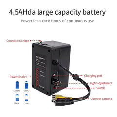 100m Digital Water Well Camera IP68 Outdoor Underwater Inspection Camera CCTV Borehole Monitoring Waterproof Deep Water Well Ca