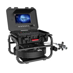 9 Inch DVR 100m Rotate 360 Degrees Double Lens Locator Video Industrial Drain Plumbing Pipe Inspection Sewer Drain Camera