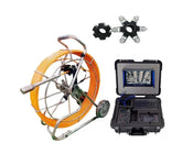 50m Waterproof Portable Drain Camera Sewer Inspection 40mm Sewer Pipe Inspection Camera 10inch Screen Pipeline Inspection Camera