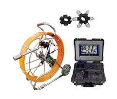 50m Waterproof Portable Drain Camera Sewer Inspection 40mm Sewer Pipe Inspection Camera 10inch Screen Pipeline Inspection Camera