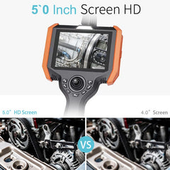 1.2mm Camera 360 Degree Borescope Camera with Light Videoscope Inspection Rotating Digital Camera Joystick Autofocus