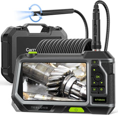 Deptech 5.5mm 3.9mm Engine Borescope Endoscope Inspection Camera with Light 1920p Dual Lens Industrial Endoscopio Teslong Nts500