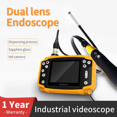 Inspection Borescope HB8D 3.7mm 1M/6M 3.5" LCD Dual Lens Borescope Pipe Inspection Pipe Camera DVR Vehicle Inspection Pip