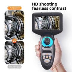2.8mm Fiber Optic Light 4.5 Inch Hd Handheld Display Single Dual Lens Inspection Camera Borescope Industrial Endoscope