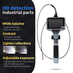 Best Selling Borescope 3mm 90 Degrees Inspection Borescope Camera HD Quality Articulated Video Endoscope with Fiber Optic Lens