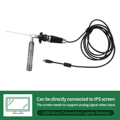 2.7mm Rigid Endoscope 4mm Aluminum Sheetglass Mirrorent Optics Otoscope 1080P Usb Camera Ear Wax Removal Tool with Endoscope