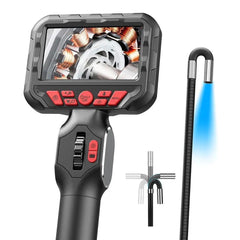 4.3-inch 360-degree rotation handheld endoscope with screen, 6mm, 3.9mm, 6.5mm, single-lens and dual-lens, IP67