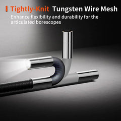 4.3-inch 360-degree rotation handheld endoscope with screen, 6mm, 3.9mm, 6.5mm, single-lens and dual-lens, IP67