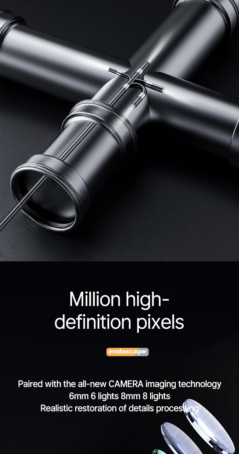 Handheld rotating mobile endoscope 6mm 8mm 1920*1440 | Leweishi