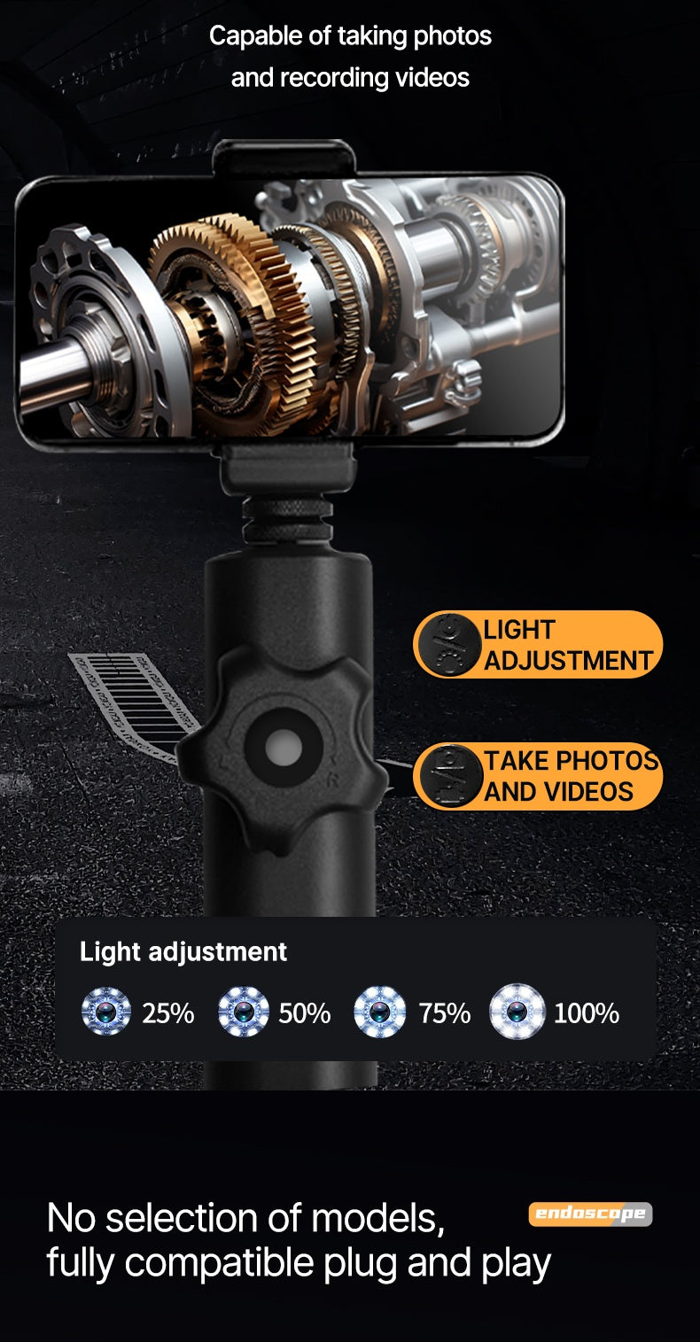 Handheld rotating mobile endoscope 6mm 8mm 1920*1440 | Leweishi