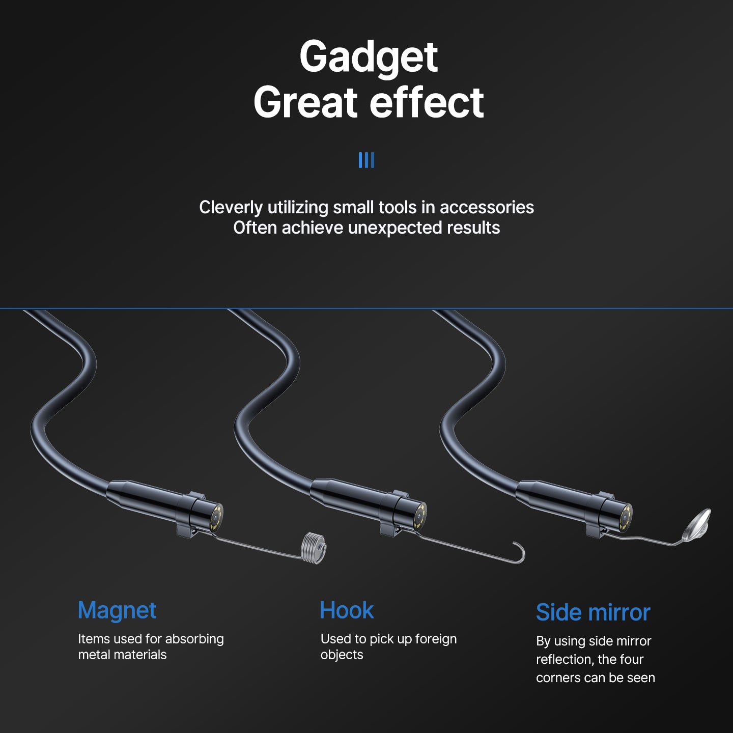 A168 leweishi Single lens industrial endoscope 8mm 05