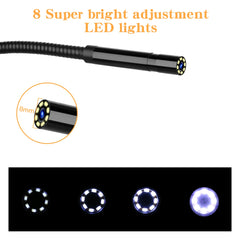 8mm Camera in Pipe Inspection High Definition Endoscope Industrial Auto Pipe Video 4.3 Inch Equipment Engine Borescope Camera