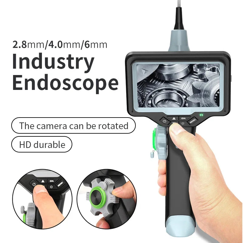 CT40 Best Selling Borescope 4mm Inspection Borescope Camera HD Quality Articulated Video Endoscope with Fiber Optic Lens