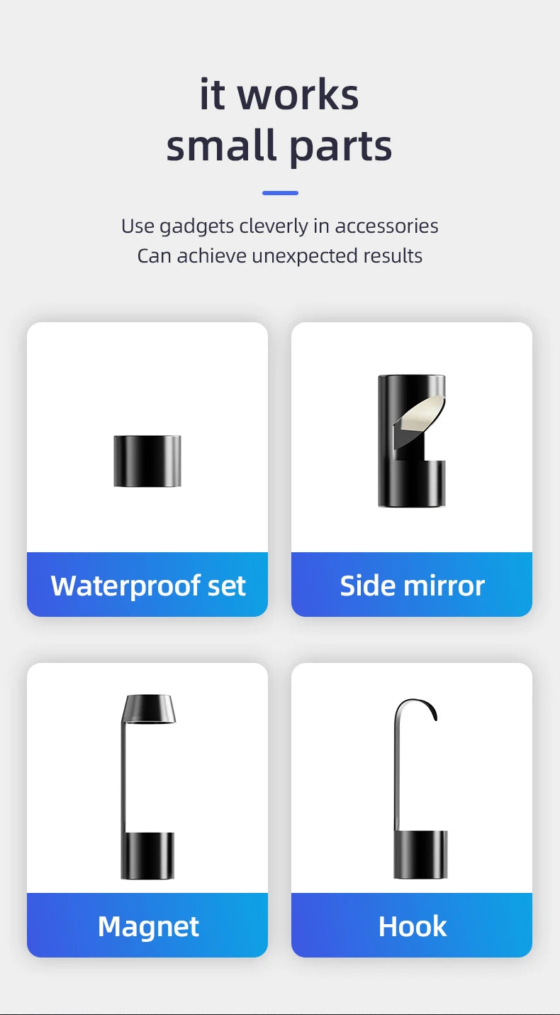 Handheld Wifi  Industrial 5.5mm Endoscope Camera  Ip67 Waterproof Wifi Borescope Inspection Camera hd Video Daul Lens Endoscopic