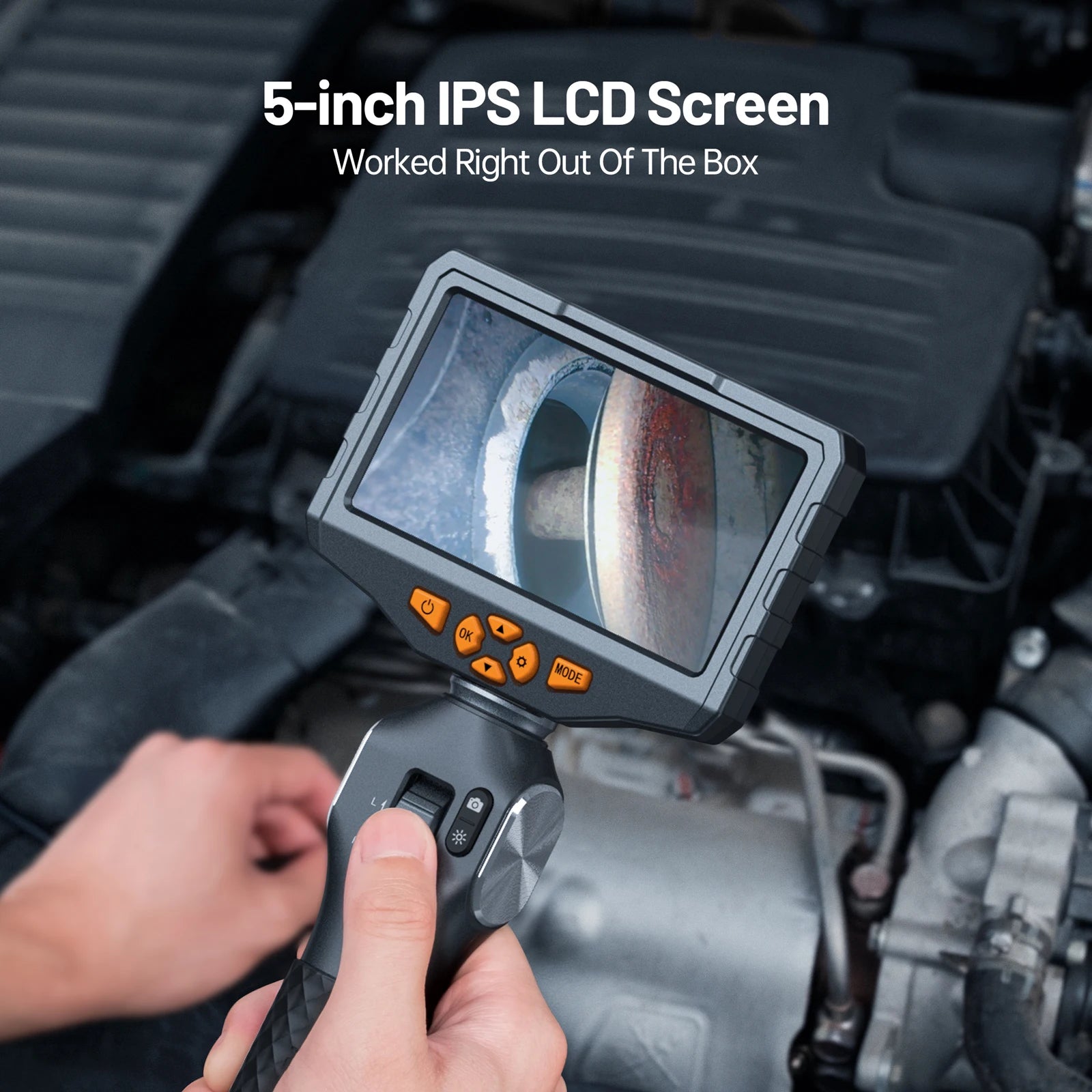Factory Customized 8.5mm 5 Inch Handle Inspection Borescope Camera Multi Vehicle Diagnostic Tool Scope for Industrial