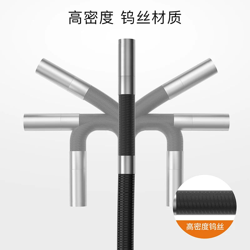 S10 Pipe Endoscope Dual-lens 360 Degrees Industrial Steerable Endoscope High-definition Camera Car Maintenance Engine Detection