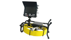 60m Sewer Camera Inspection 45mm Dual Lens Sewer Inspection Camera HD DVR System Meter Counter Borescope Camera with Rotation