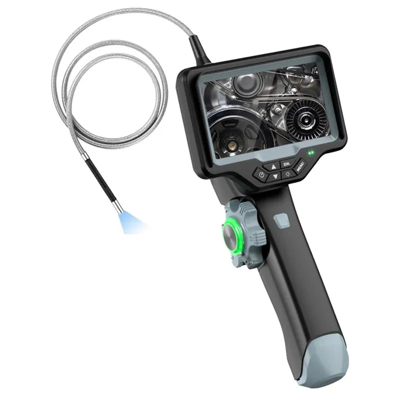 2.8mm Diameter 1.2m 180 Degree Industrial Articualated Borescope Industrial Endoscopy Mini Camera for Engine Inspect Repail Tool