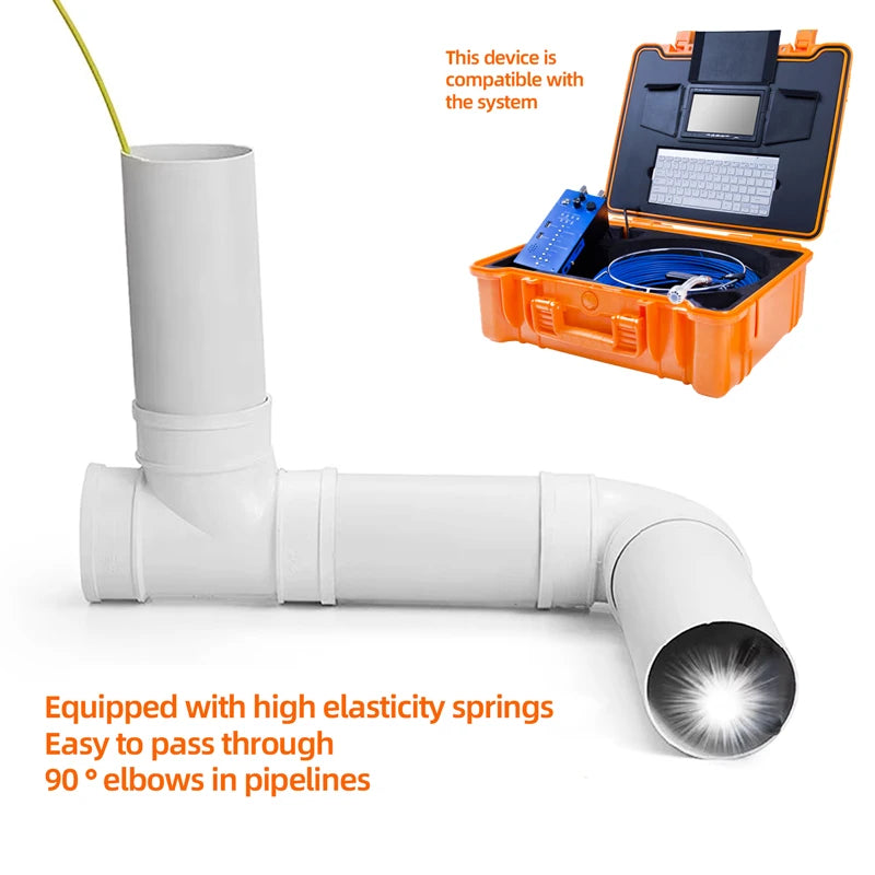 1080P Endoscope 25mm Sonde Head Drain Pipe Inspection Sewer Camera Video Borescope Cctv System Pipe Inspection Video Camera