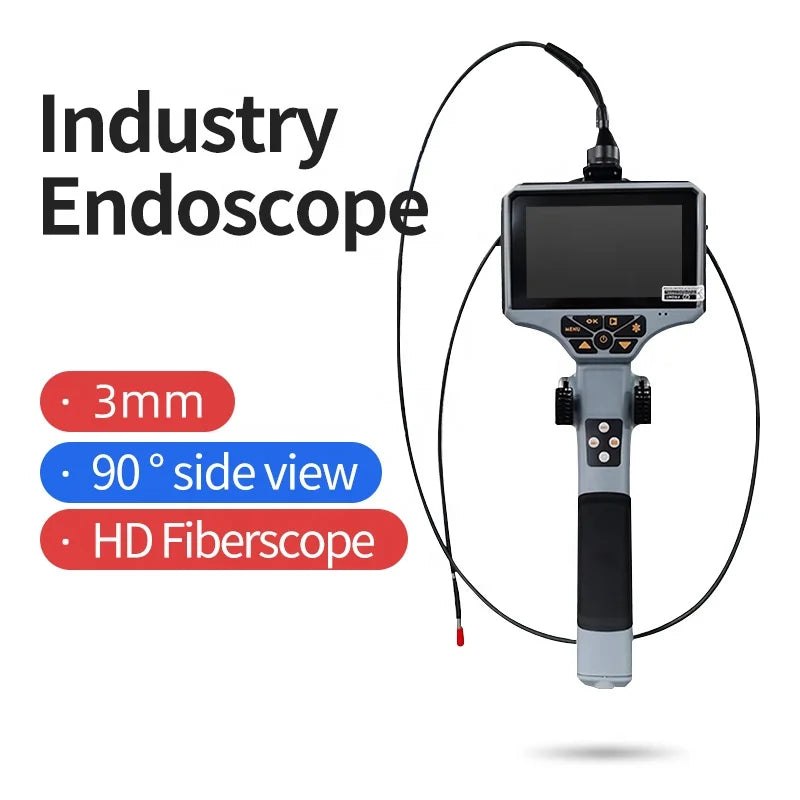 Best Selling Borescope 3mm 90 Degrees Inspection Borescope Camera HD Quality Articulated Video Endoscope with Fiber Optic Lens