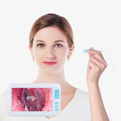 Hot Selling  6pc LED Light Visual Ear Cleaner Mini Otoscop 1080P Otoscope with Camera Digital Video Otoscope  View More