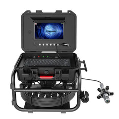 9 Inch DVR 100m Rotate 360 Degrees Double Lens Locator Video Industrial Drain Plumbing Pipe Inspection Sewer Drain Camera