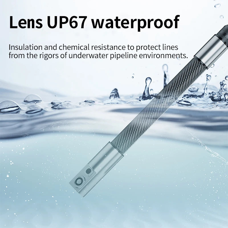 Factory 180 Degree Steering Endoscope Articulating Borescope 5 Inch 6mm 3.9mm Articulating Drain Pipe Inspection Video Borescope