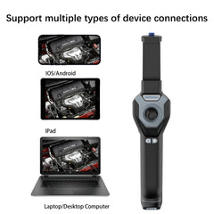Industrial Videoscope 360 Degrees Articulating Borescope 4.0mm/6.0mm Industrial Videoscope 720p 8LEDs Multi-function a 1M