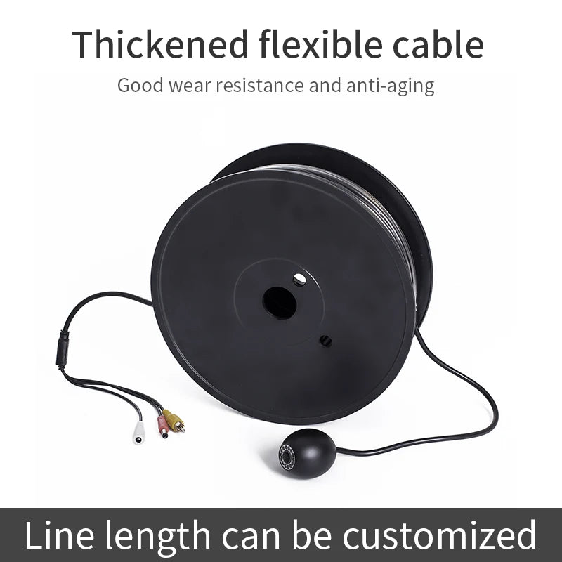 100m Digital Water Well Camera IP68 Outdoor Underwater  Inspection Camera CCTV Borehole Monitoring Waterproof Deep Water Well Ca