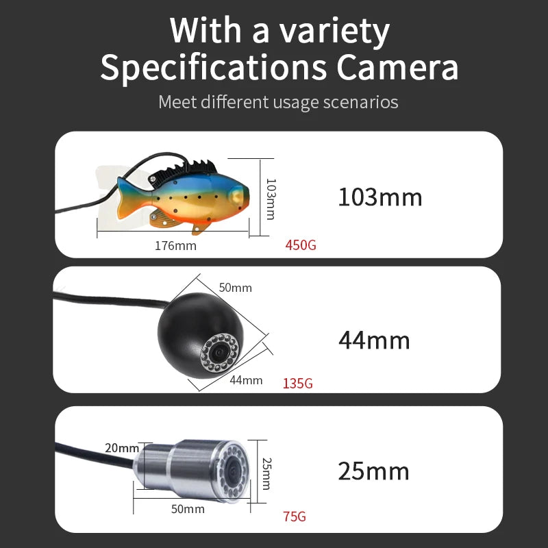 100m Digital Water Well Camera IP68 Outdoor Underwater  Inspection Camera CCTV Borehole Monitoring Waterproof Deep Water Well Ca