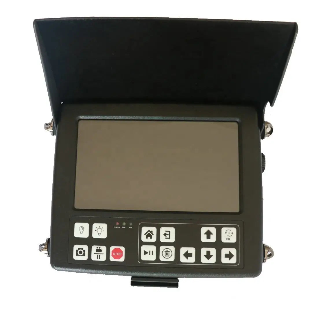 60m Sewer Camera Inspection 45mm Dual Lens Sewer Inspection Camera HD DVR System Meter Counter Borescope Camera with Rotation