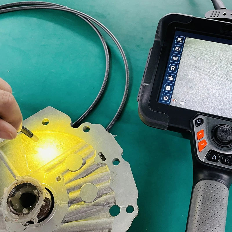 7 Inch Monitor 3D Measurement Videoscope Degree Steering Industrial Borescope Car Borescope Waterproof Industrial Endoscope