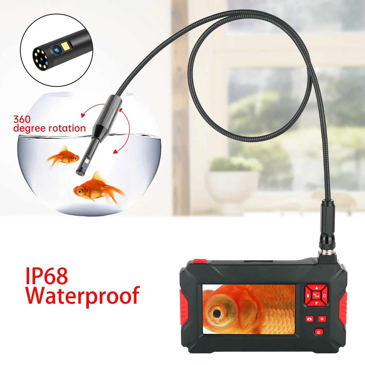 Source Endoscopy Video Inspection Industrial Endoscope 70 360 Degree Rotation Endoscope Camera Price