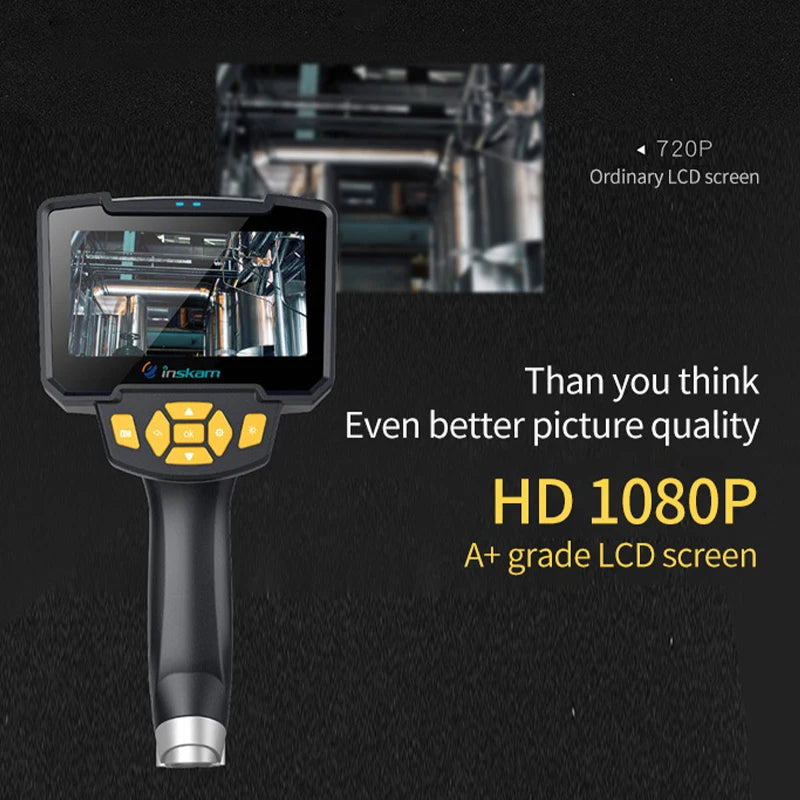 Industrial Borescope Car Repair 3.9mm/5.5mm/8mm Single and Double Lens Pipeline Inspection Car Repair HD Camera