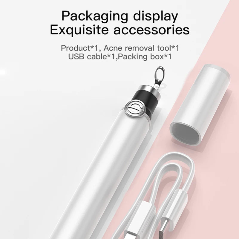 M3 Visual Pore Cleaner Boot Directly Connected To Mobile Phone Visual Blackhead Acne Needle Squeeze Acne Home Beauty Cleaning