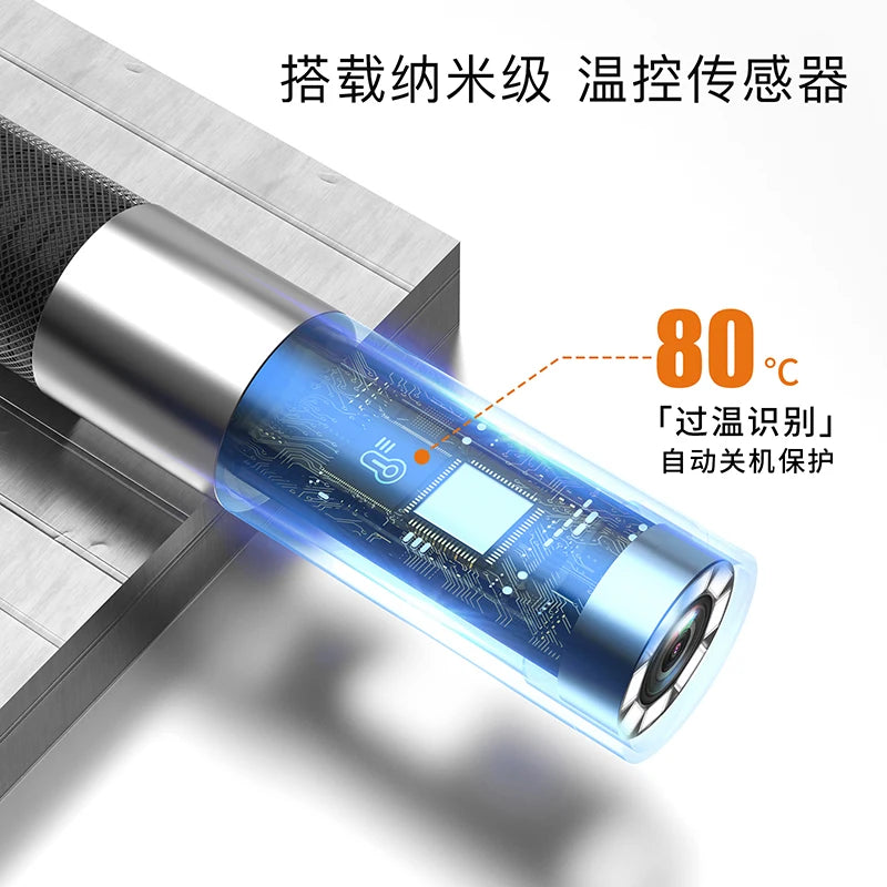 S10 Pipe Endoscope Dual-lens 360 Degrees Industrial Steerable Endoscope High-definition Camera Car Maintenance Engine Detection