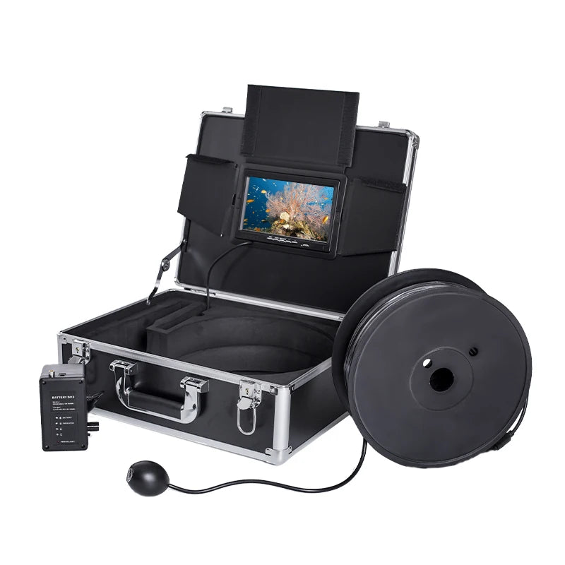 100m Digital Water Well Camera IP68 Outdoor Underwater  Inspection Camera CCTV Borehole Monitoring Waterproof Deep Water Well Ca